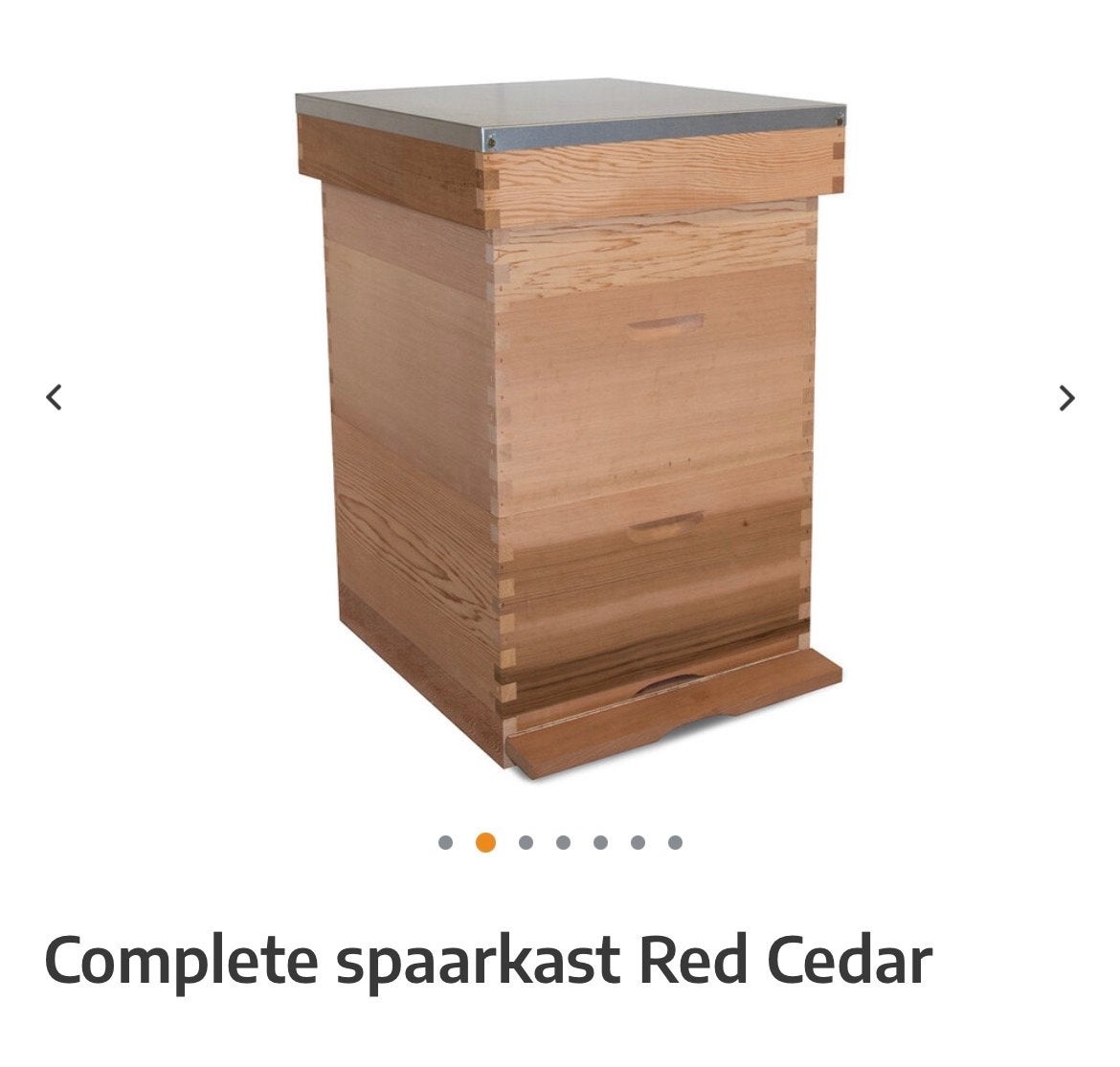 Red cedar bijenkast, Ophalen of Verzenden, Gebruikt