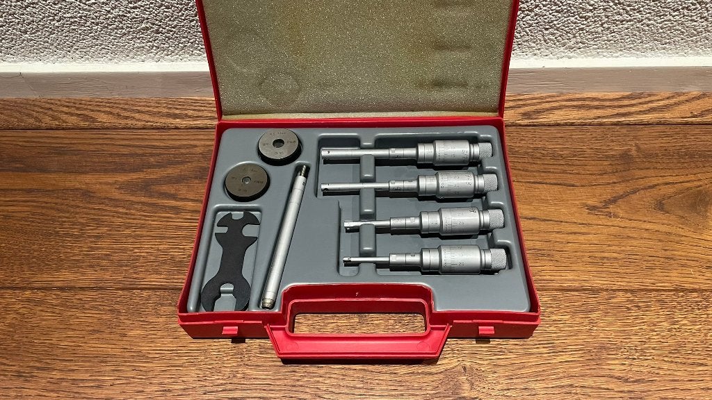Helios 5-10mm 0,002mm 3 punts binnen micrometer, -, Ophalen of Verzenden, Zo goed als nieuw, Mitutoyo
