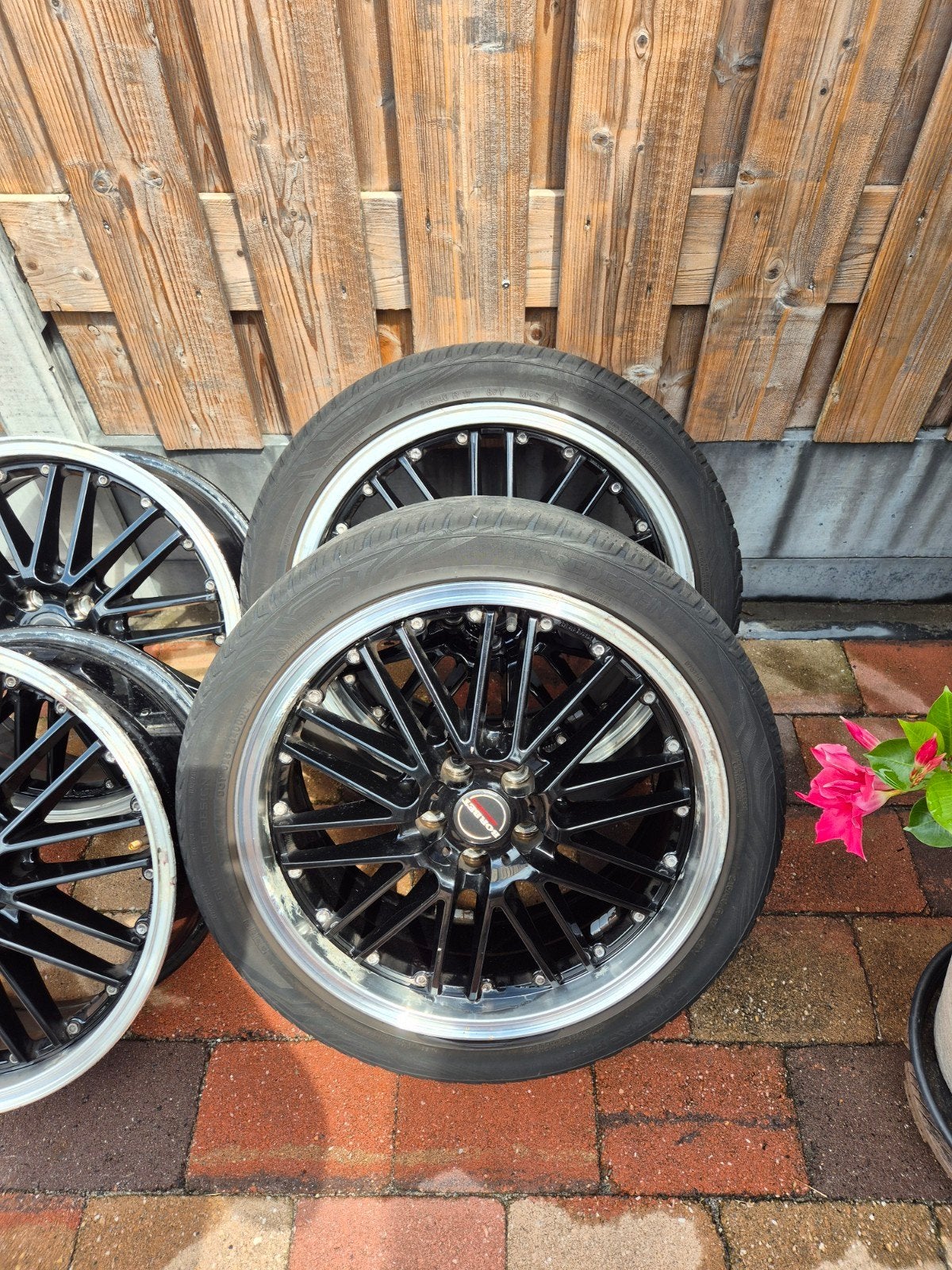 vw polo sportvelgen 215/40/17, Auto-onderdelen, Banden en Velgen, Ophalen, 215 mm, Velg(en), 17 inch
