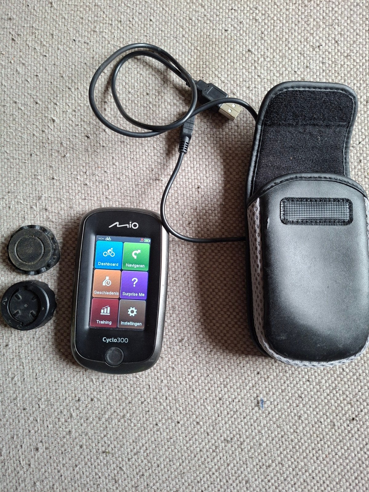 Mio Cyclo300 fietsnavigatie, Fietsen en Brommers, Fietsaccessoires | Fietscomputers, Ophalen of Verzenden, Gebruikt