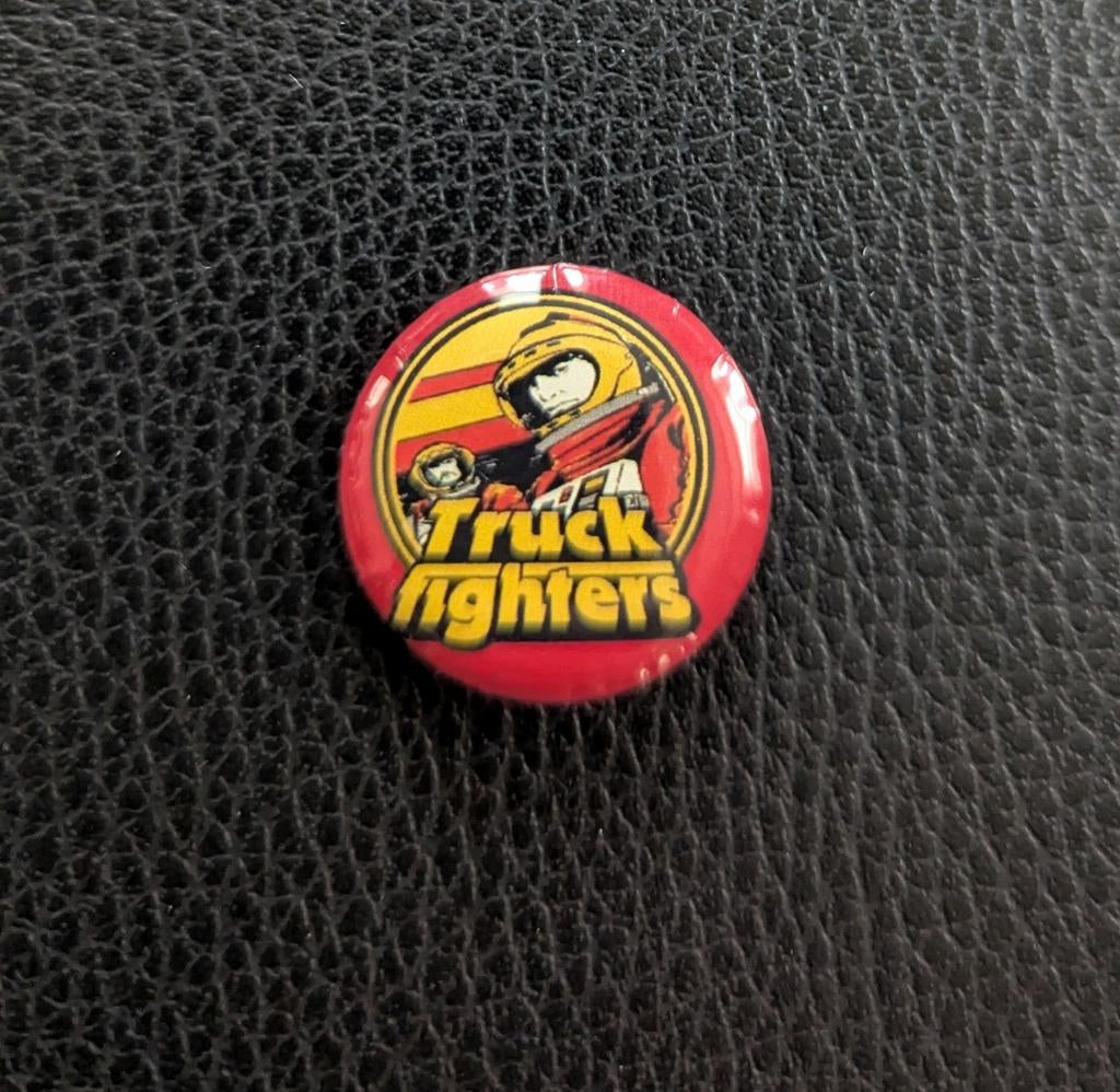 Truck Fighters – 25 mm button – rood, geel, zwart, Ophalen of Verzenden