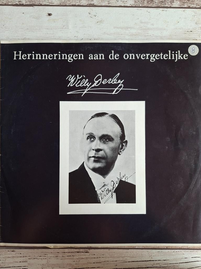 Willy Derby - Herinneringen aan de onvergetelijke, Ophalen of Verzenden, Gebruikt, Levenslied of Smartlap
