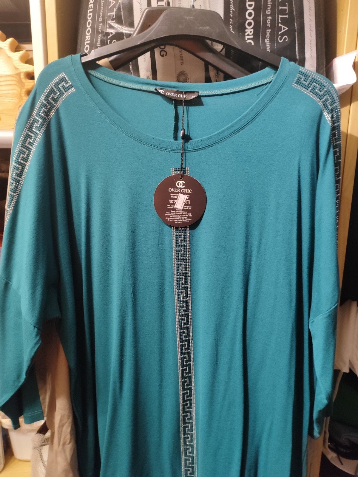 Over Chic Tuniek/Blouse met lange mouwen, Maat 46/48 (XL) of groter, Nieuw, Ophalen of Verzenden, Lange mouw