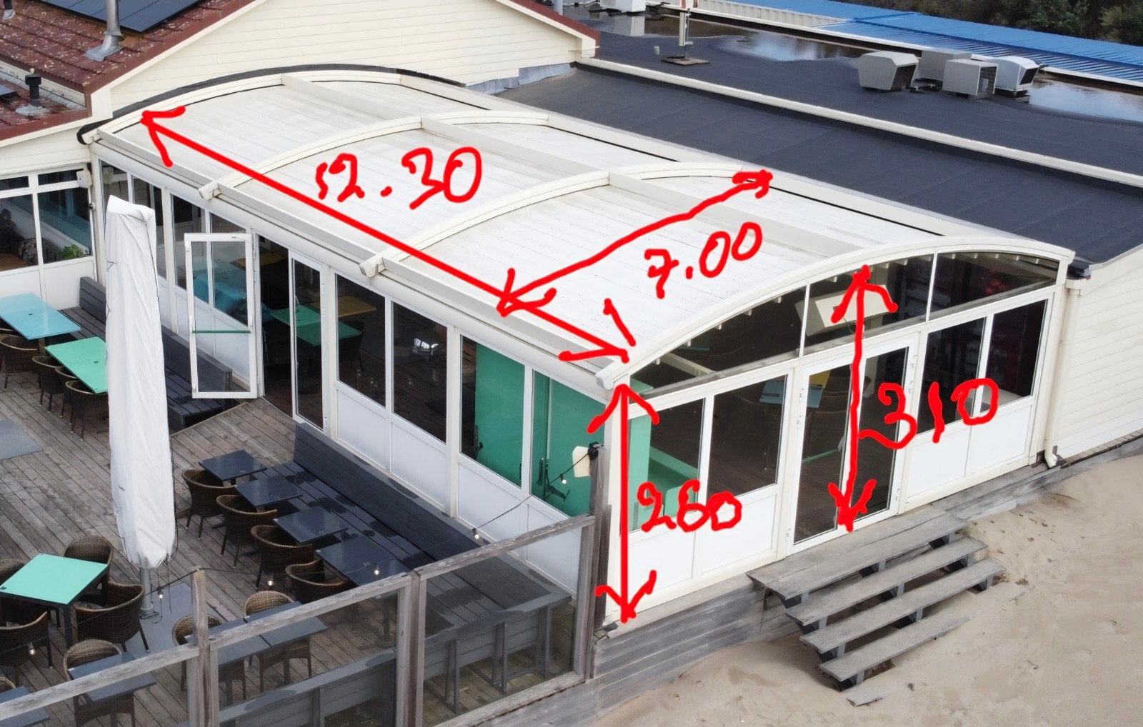 serre kas kweek overkapping tuin zwembad terras jacuzzi enz!, Tuin en Terras, Ophalen, Zo goed als nieuw, Serre