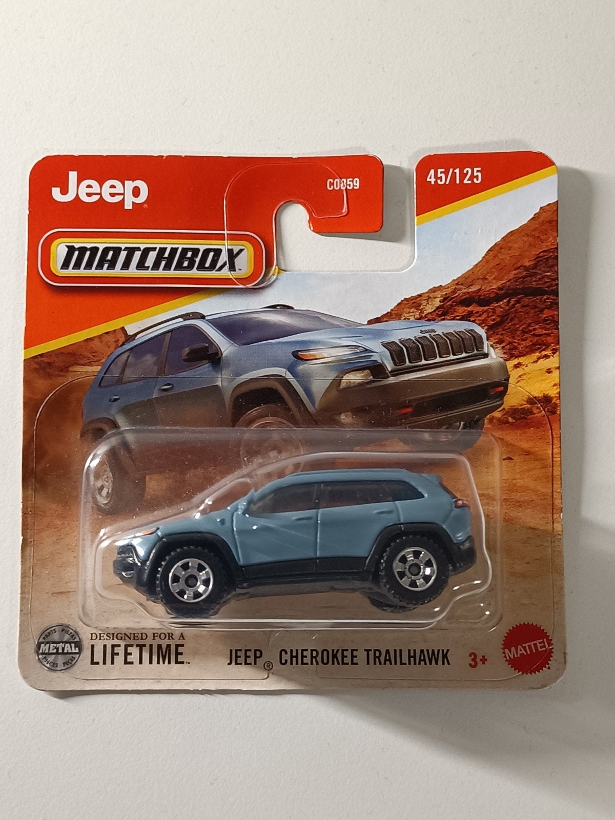 Matchbox Jeep Cherokee Trailhawk - Nieuw in verpakking, Ophalen of Verzenden, Nieuw, Auto