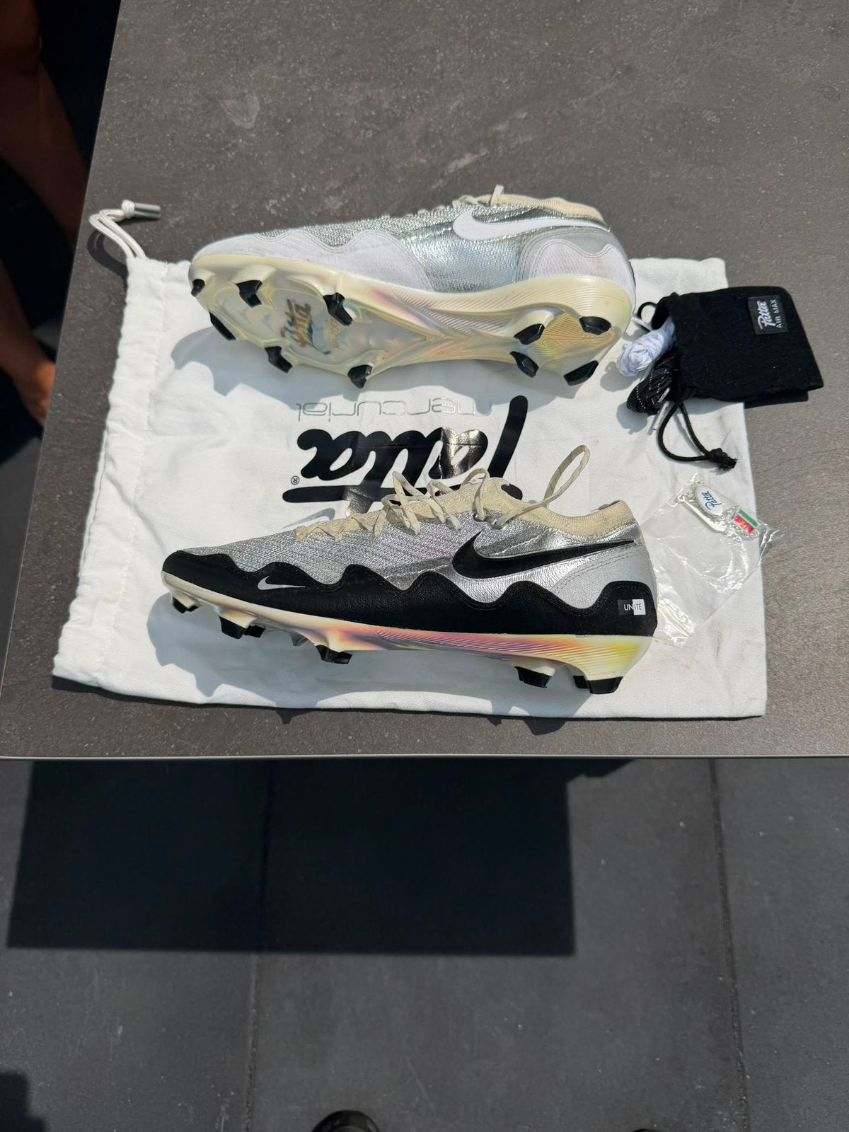 Nike mercurial Patta 42/5 voetbalschoen, Sport en Fitness, IJshockey, Ophalen of Verzenden, Zo goed als nieuw, Overige typen