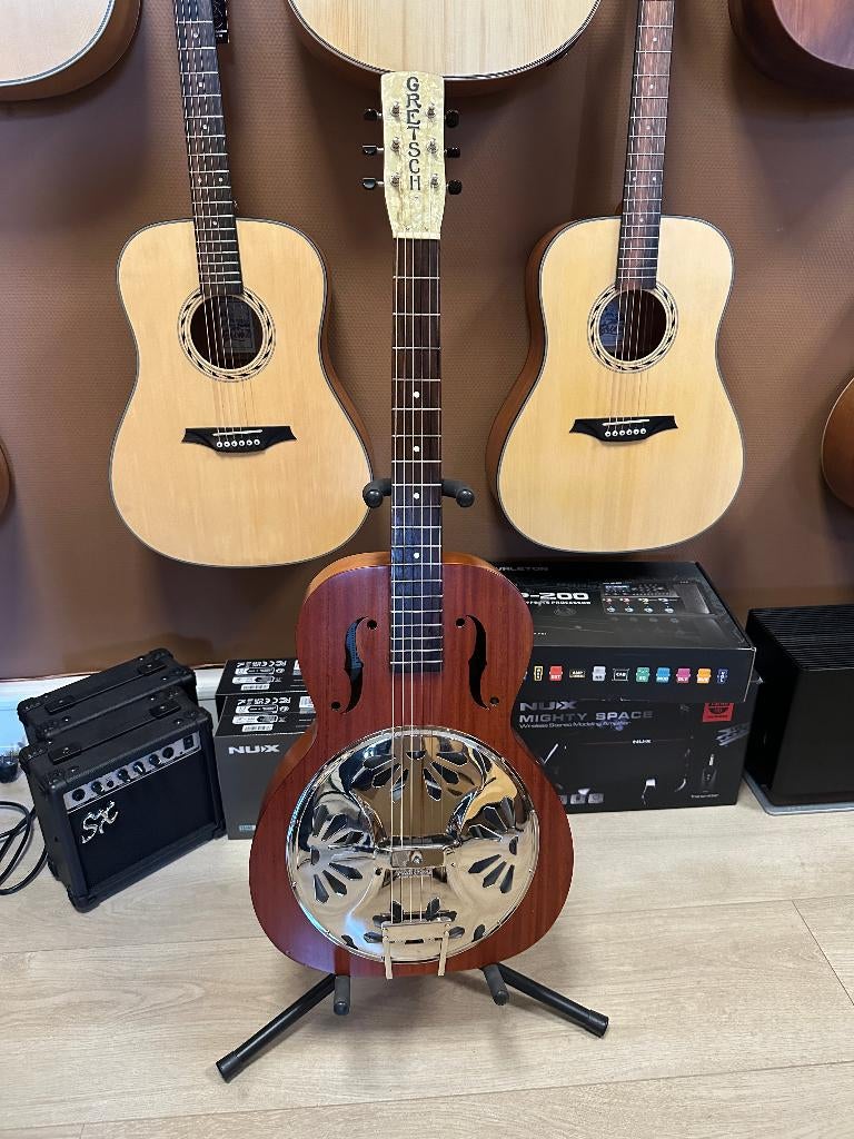 Gretsch G9200 BOXCAR Resonator gitaar, Muziek en Instrumenten, Ophalen, Gebruikt, Resonator- of Dobrogitaar