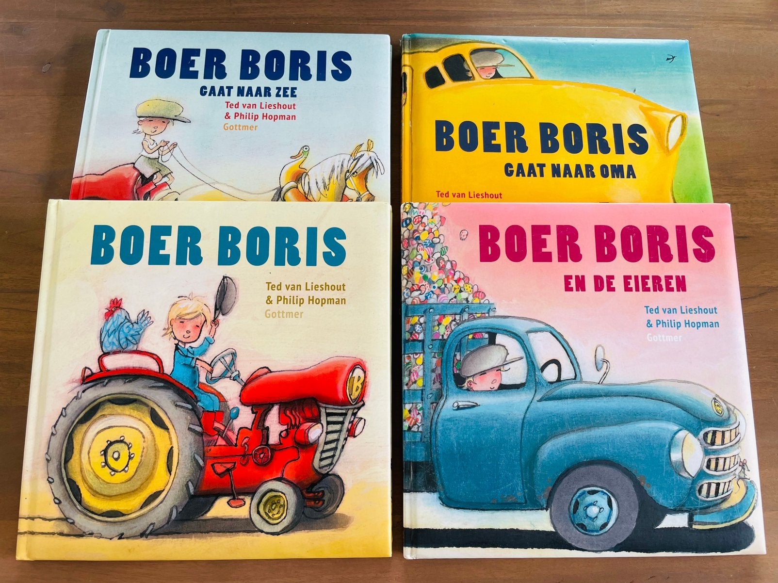 4 Boer Boris boeken, Boeken, Ophalen of Verzenden, Gelezen, 3 tot 4 jaar