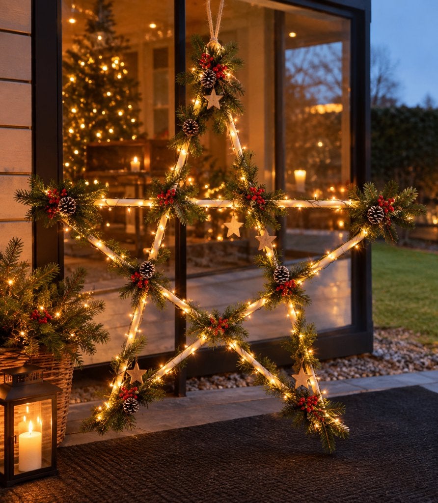 Houten kerstster, 1m, Diversen, Ophalen, Zo goed als nieuw