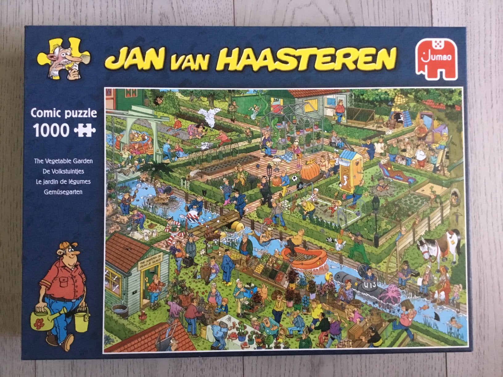 De Volkstuintjes 1000 stukjes., Ophalen of Verzenden, 500 t/m 1500 stukjes, Zo goed als nieuw