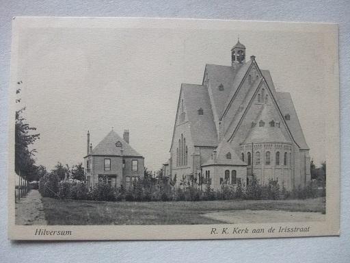 P188 Hilversum - R.K. Kerk Irisstraat - 1917, Verzenden, Voor 1920, Ongelopen, Noord-Holland