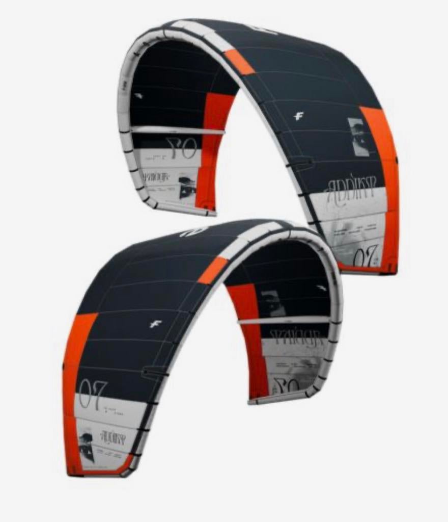 Bijna nieuwe Fone Addikt 7m kite, Watersport en Boten, Kitesurfen, Geen board, Ophalen of Verzenden, Zo goed als nieuw, 9 m²