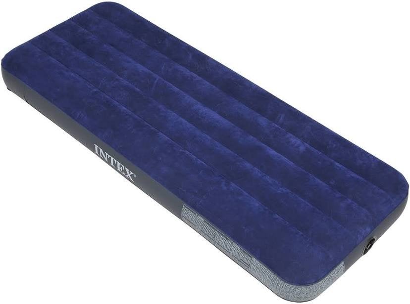 Intex eenpersoons luchtmatras set van 3 met gratis handpomp, Ophalen, Zo goed als nieuw, 1-persoons