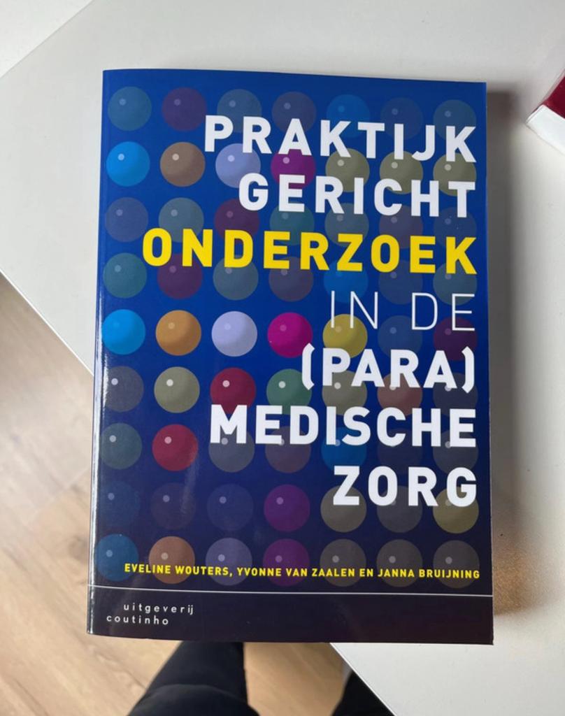 Praktijkgericht onderzoek in de (para)medische zorg, Boeken, Ophalen of Verzenden, Beta, Zo goed als nieuw, HBO