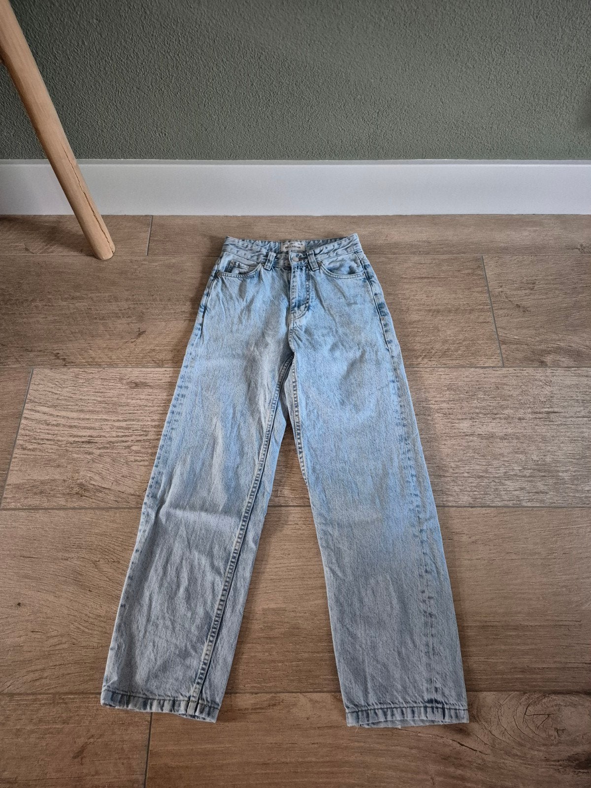 Pull & Bear jeans, wide leg, baggy, blauw, maat 158/164, Broek, Gebruikt, Ophalen of Verzenden, Pull&Bear