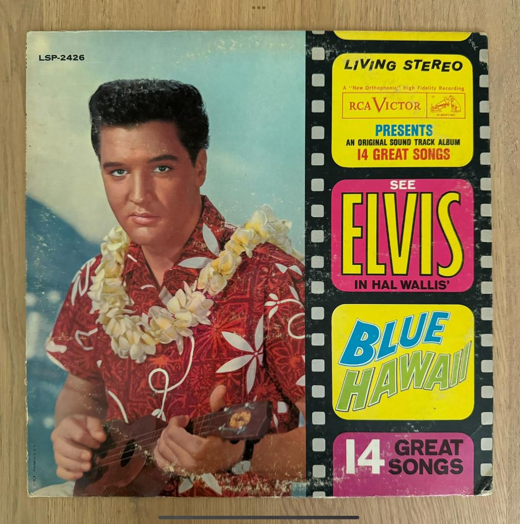 Elvis LP - Blue Hawaii - USA 1968, Cd's en Dvd's, Vinyl | Rock, Gebruikt, Originele persing, Ophalen of Verzenden, 12 inch