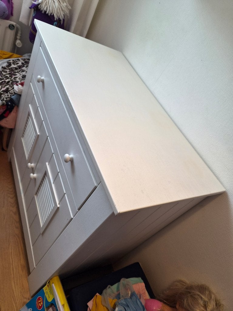 Commode / kast wit 100x52x94cm, Ophalen, Gebruikt, 50 tot 70 cm, 100 cm of meer