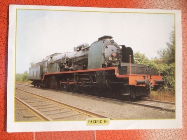 Spoorwegkaart Pacific 10 - Trein België 1910, Ophalen of Verzenden, Zo goed als nieuw, Trein, Kaart of Prent