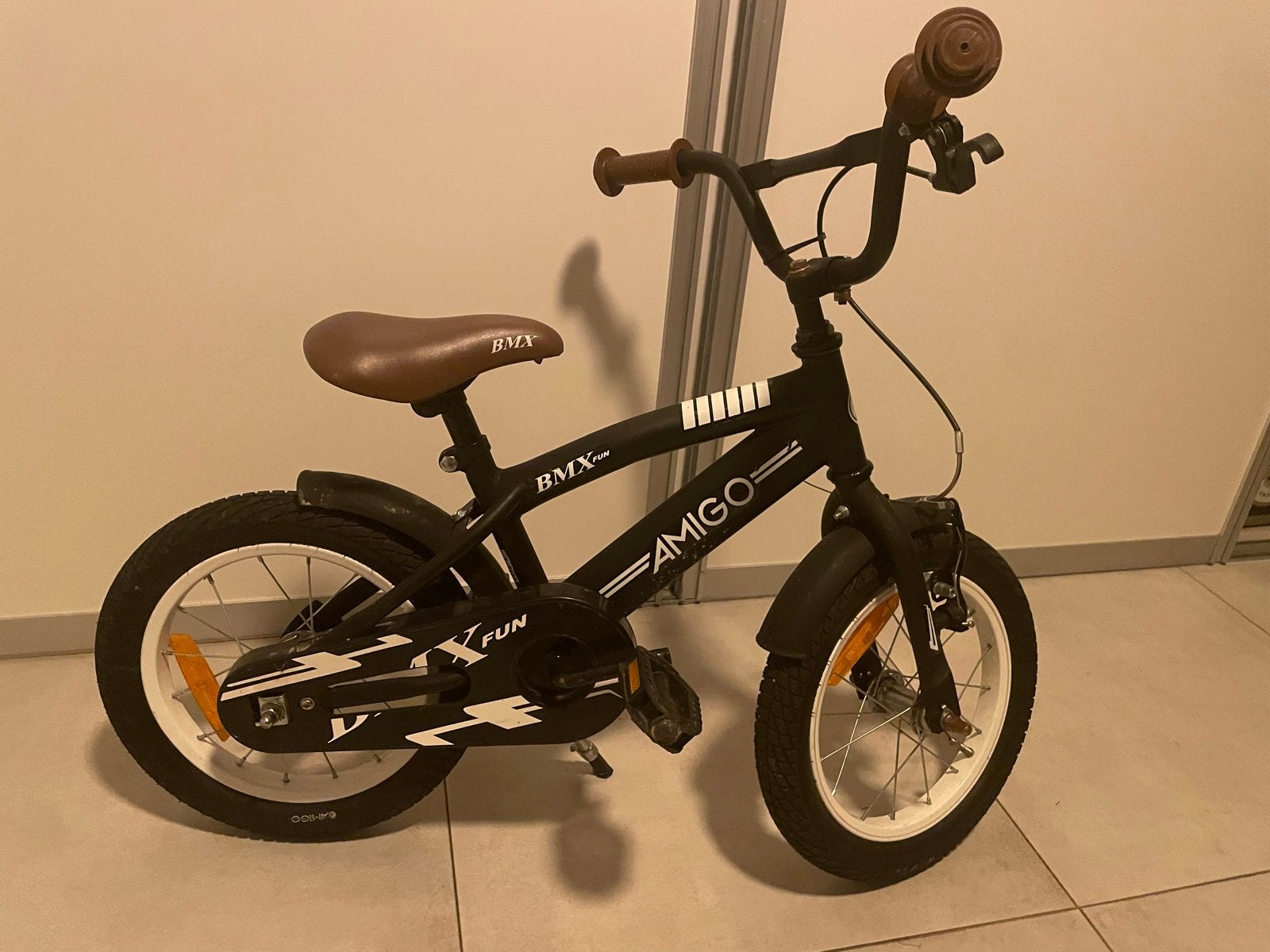 BMX crossfiet, netjes, 16 inch, Fietsen en Brommers, Fietsen | Kinderfietsjes, Ophalen, Terugtraprem, Zijwieltjes, 16 tot 20 inch