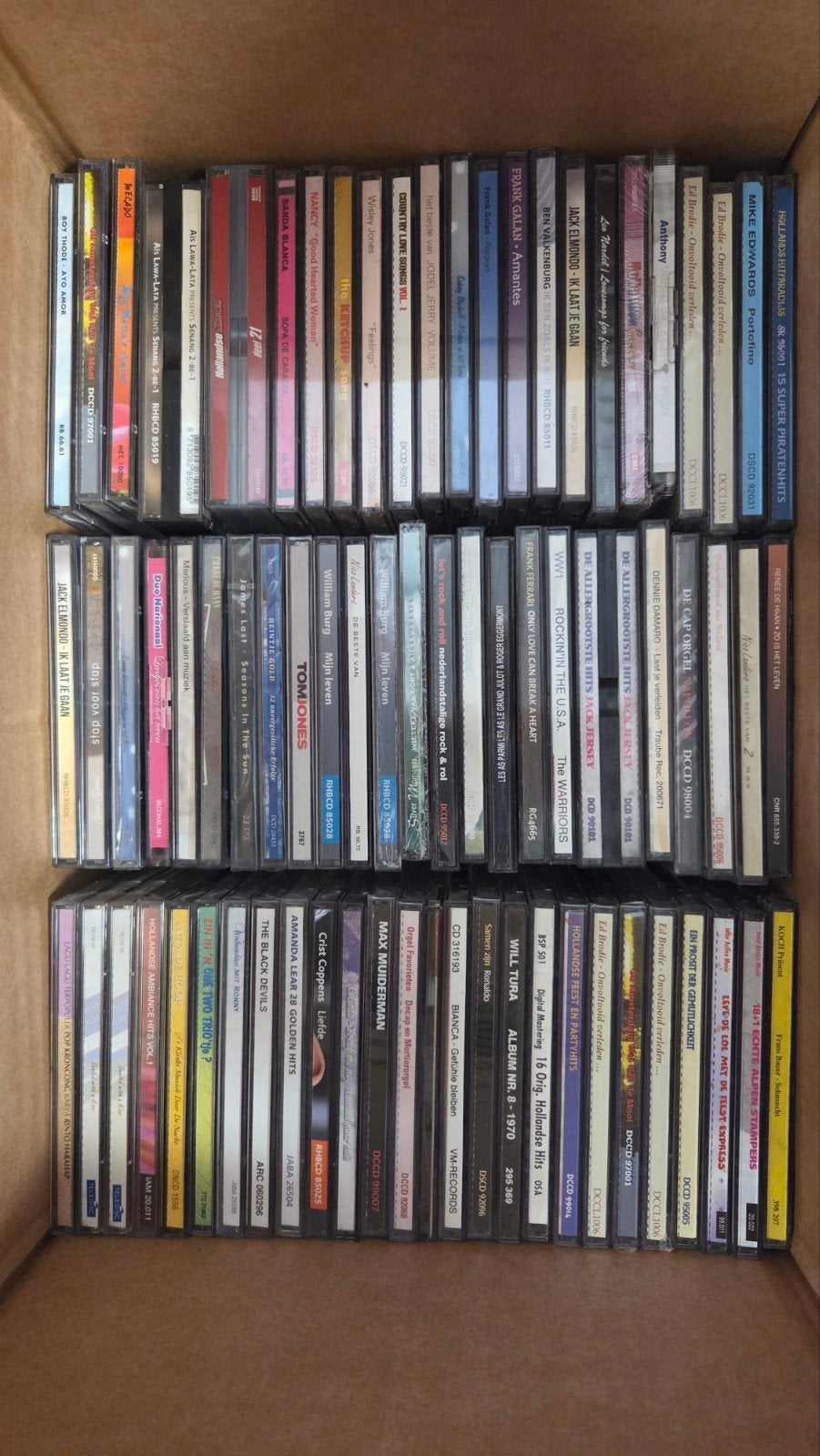NL, piraten en schlager cds veel nog gesealt 640 stuks, Ophalen, Nieuw in verpakking, Levenslied of Smartlap