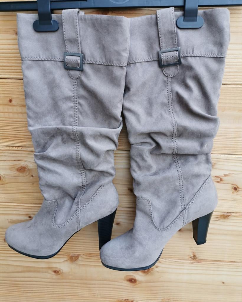 ZARA suèdelook laarzen mt. 39, Hoge laarzen, Verzenden, Nieuw, Zara