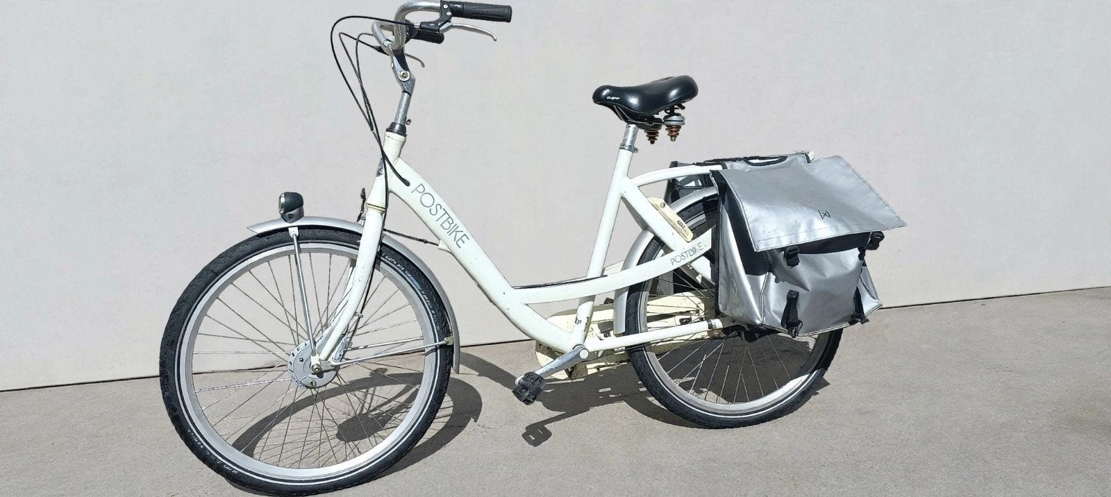 Postbike Damesfiets - Wit, 26 inch, lage instap, Ophalen, Overige merken