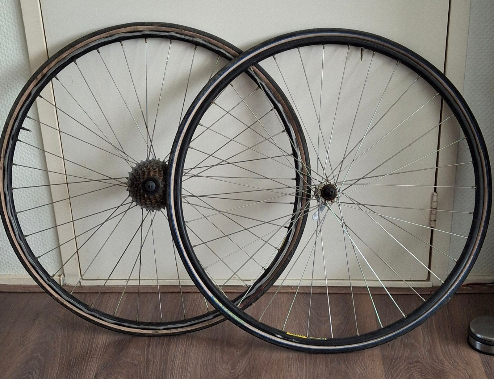 Mavic 190 NE vintage aluminium velgen - Peugeot jaren '90, Gebruikt, Oldtimerfiets, Aluminium, Mavic