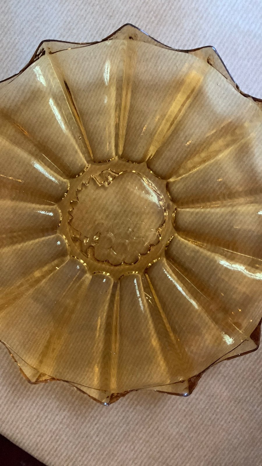 Vintage gebakschaal met 10 schotels, Ophalen of Verzenden
