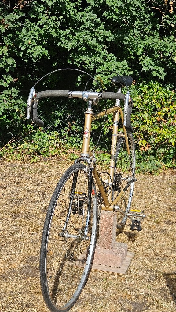 Vintage Union Saporro racefiets, Fietsen en Brommers, 28 inch, Gebruikt, 10 tot 15 versnellingen, Velgrem