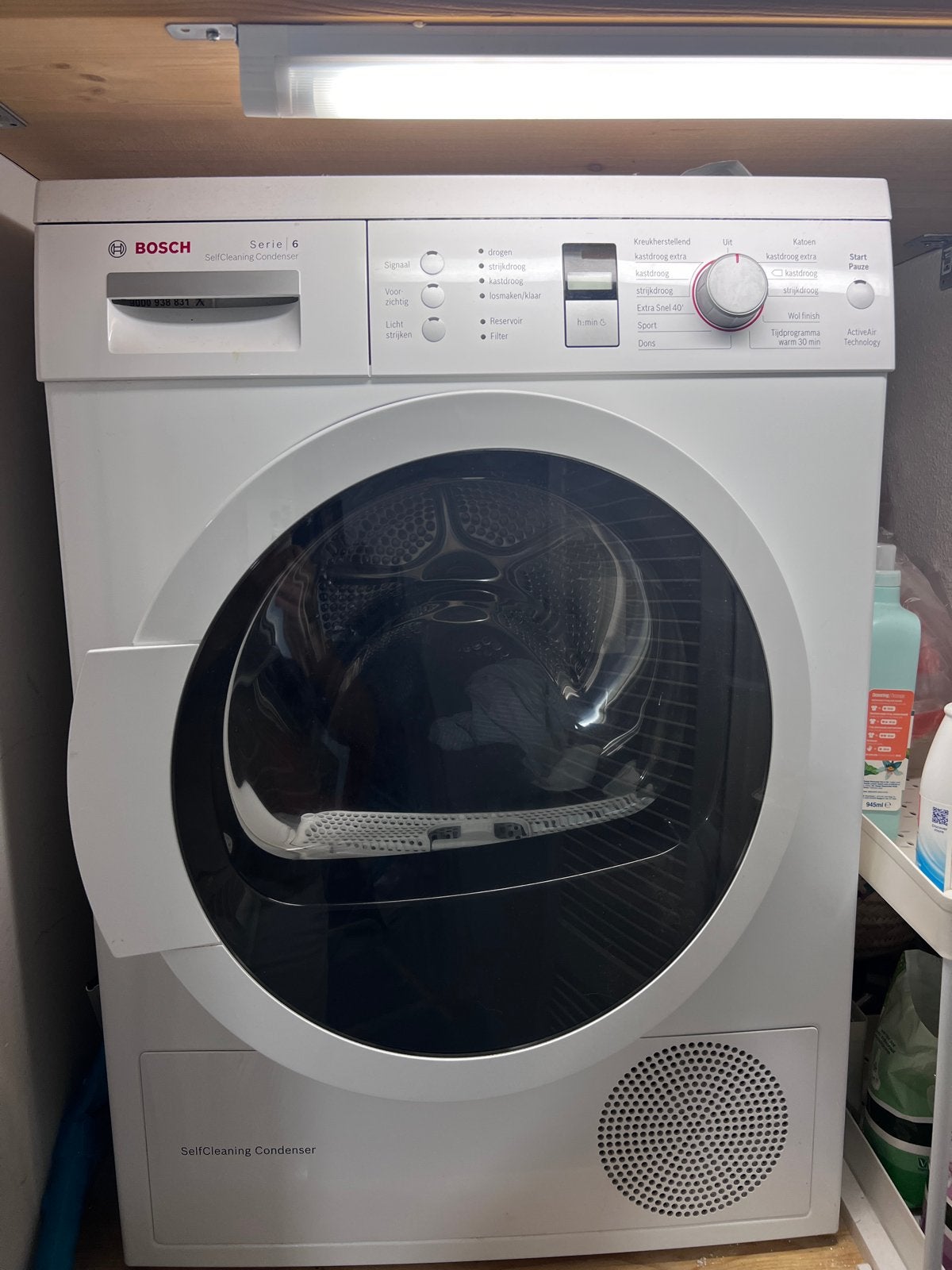 Bosch Serie 6 Warmtepompdroger WTW86363NL/19 - A++, Ophalen, 6 tot 8 kg, Gebruikt, 85 tot 90 cm