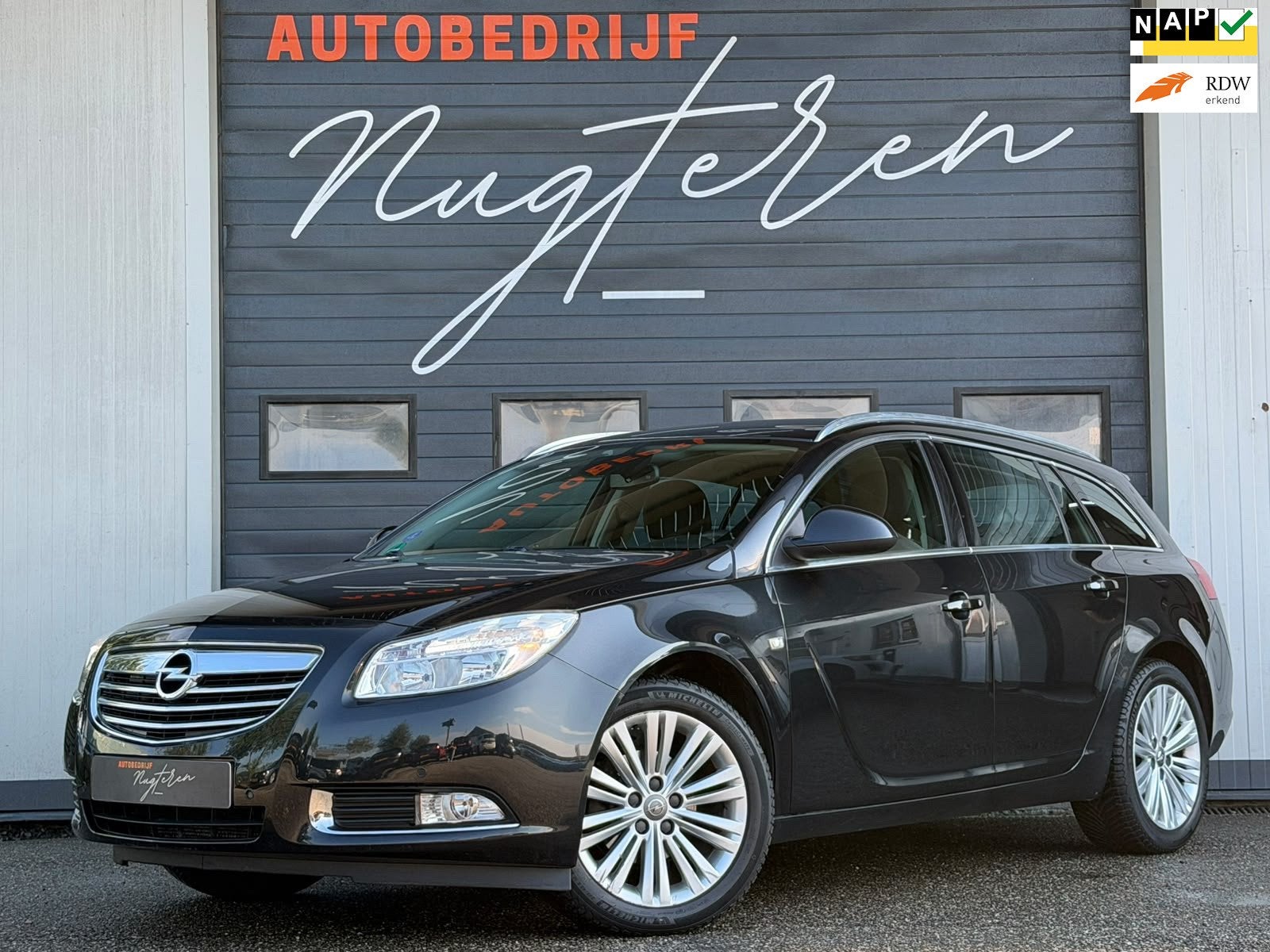 Opel Insignia Sports Tourer 1.4 Turbo EcoFLEX Business+|Trek, Auto's, Euro 5, Stof, Gebruikt, Zwart