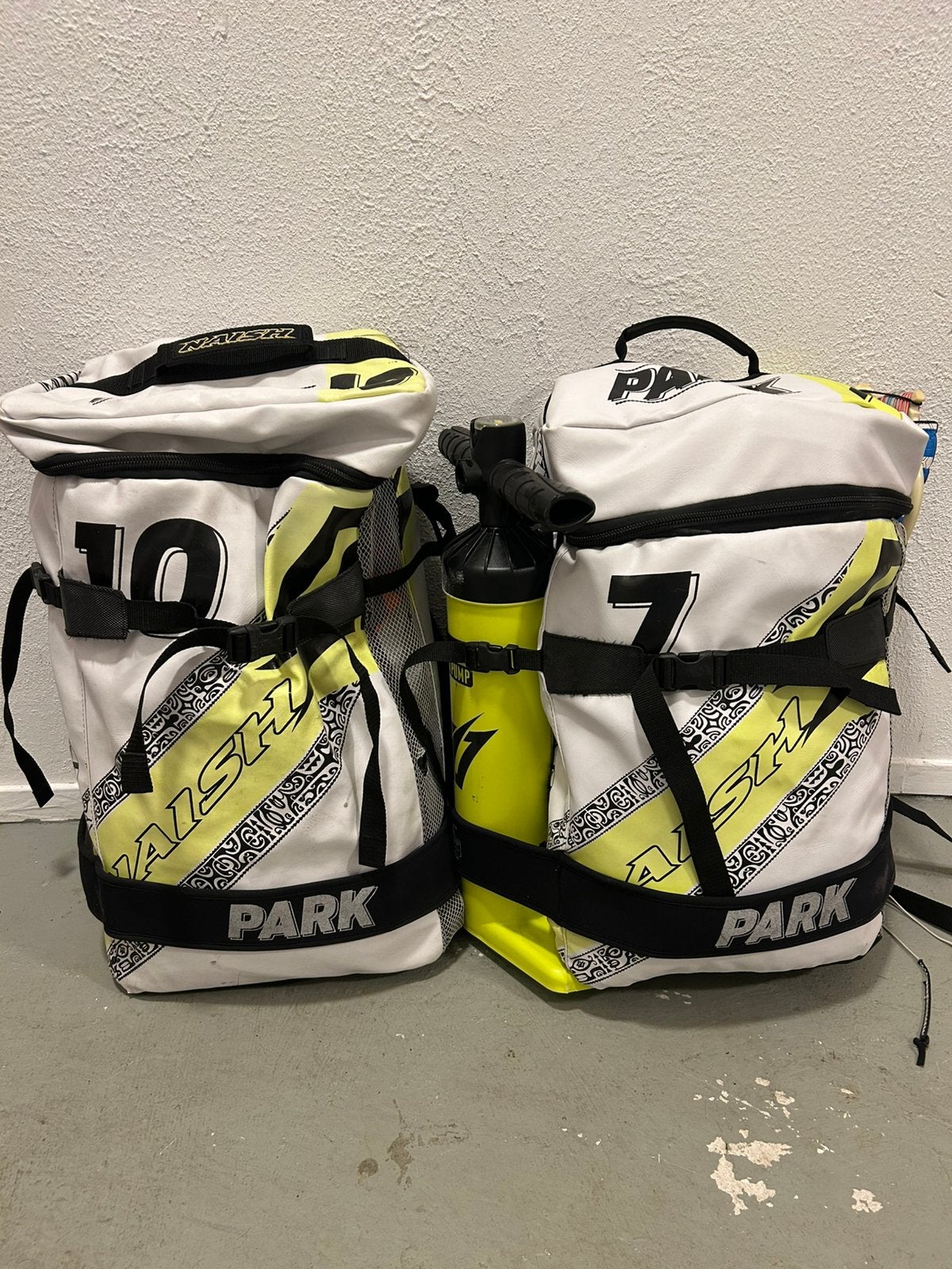 Naish 7 en 10 en board, Ophalen, Gebruikt, Kitesurf-set, Twintip