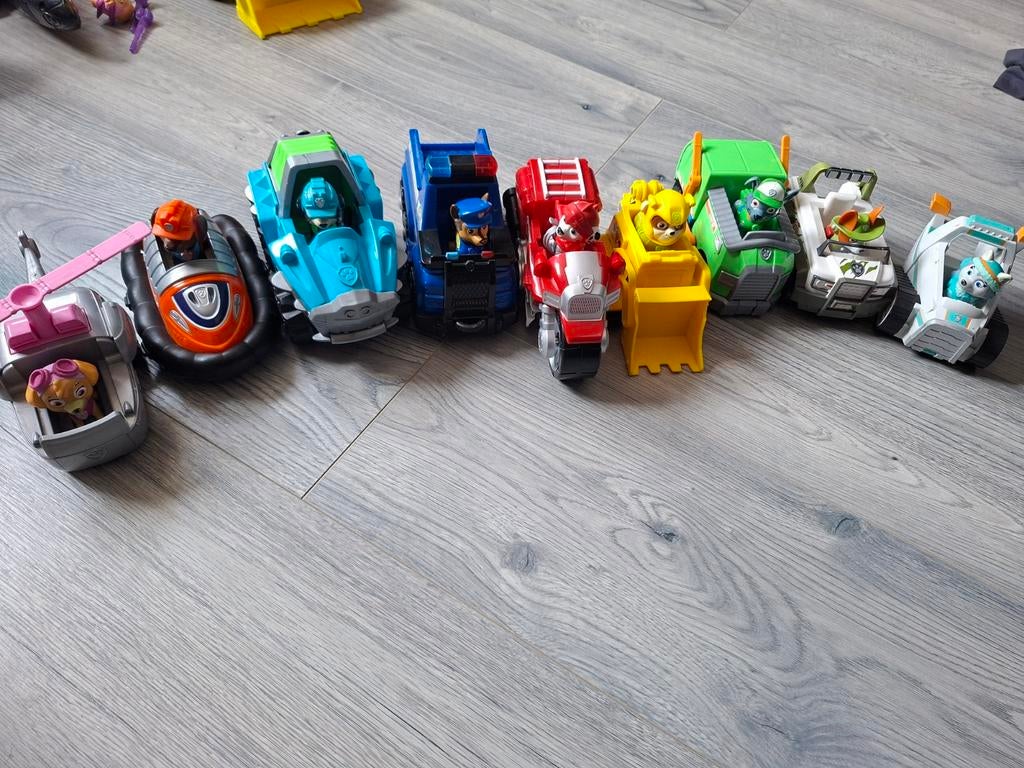 Paw patrol autos, Kinderen en Baby's, Speelgoed | Thomas de Trein, Ophalen of Verzenden