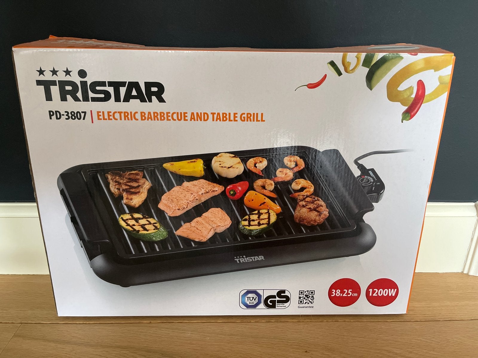 Tristar PD-3807 Elektrische Barbecue en Tafelgrill, Tuin en Terras, Elektrische barbecues, Ophalen, Nieuw