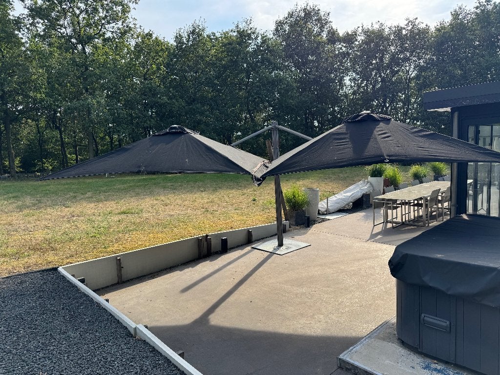 Prostor parasol met Tuuci voet, Tuin en Terras, Parasols, Ophalen of Verzenden