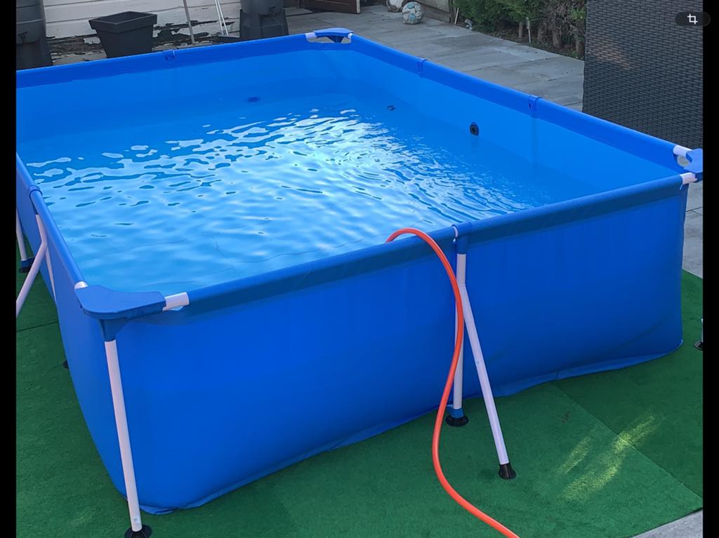 Zwembad 200-120, Tuin en Terras, Minder dan 80 cm, Ophalen of Verzenden, Opzetzwembad, Rechthoekig