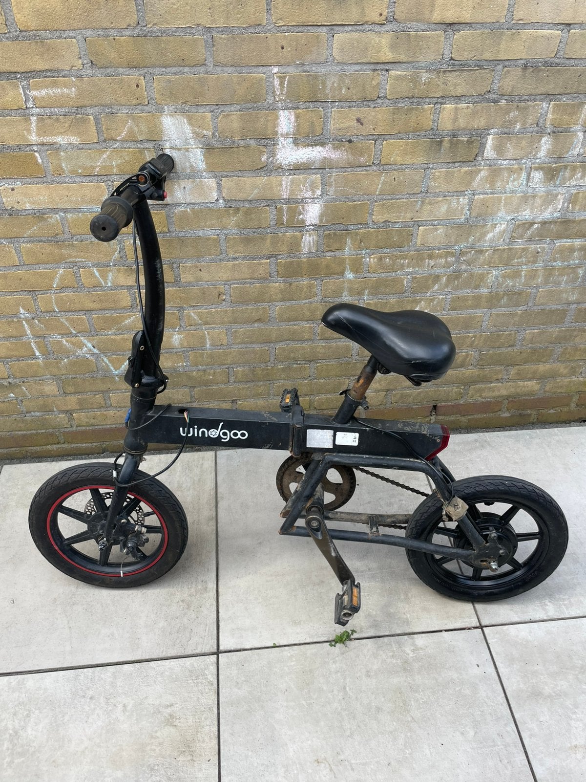 Windgoo vouwfiets - zonder accu, met lader, Minder dan 30 km per accu, Gebruikt, Minder dan 47 cm, Ophalen