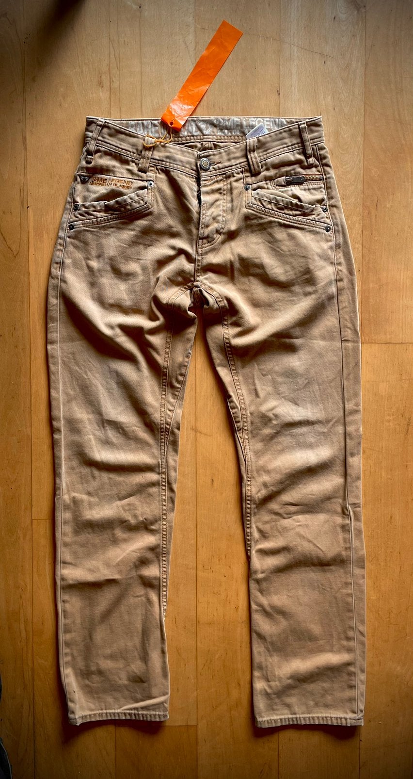 PME Legend Bare Metal jeans W29 L32 mosterd geel / bruin, Ophalen of Verzenden, Zo goed als nieuw, Overige kleuren, W28 - W29 (confectie 36)