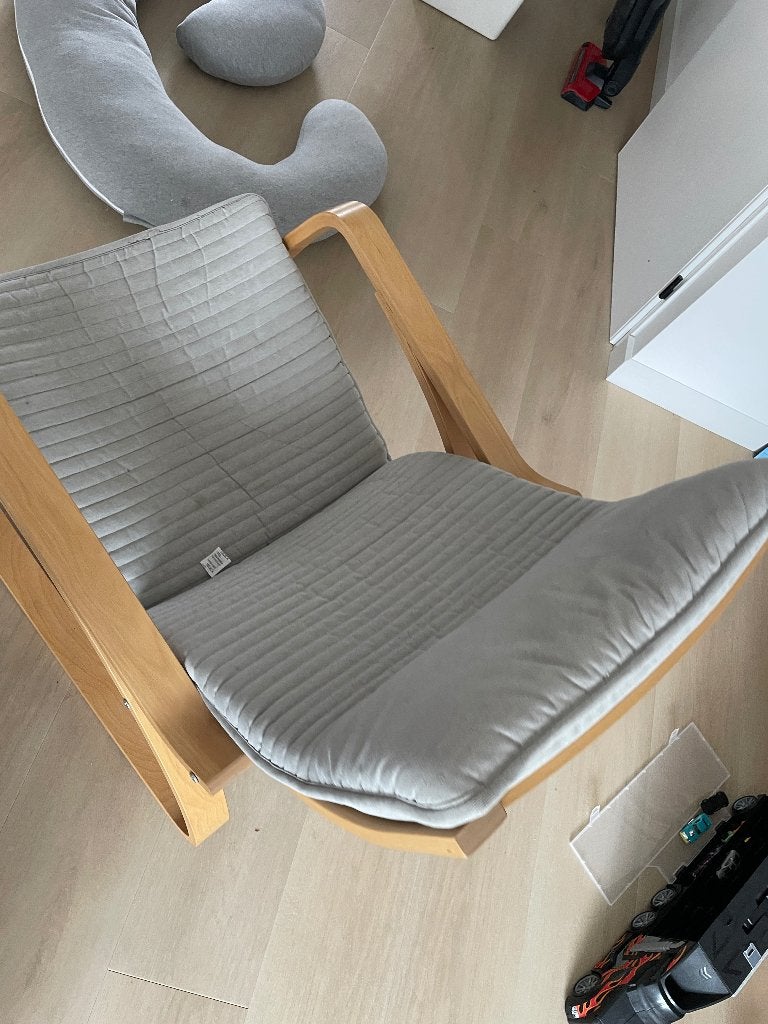 POÄNG ikea schommelstoel, Ophalen, Houten schommelstoel, Zo goed als nieuw, Hout