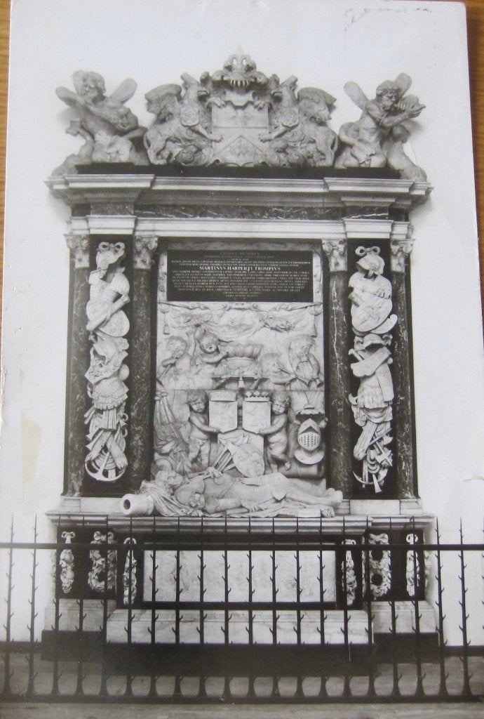 Oude Kerk - Delft - grafmonument Maarten Tromp, Verzenden, 1980 tot heden, Ongelopen, Zuid-Holland