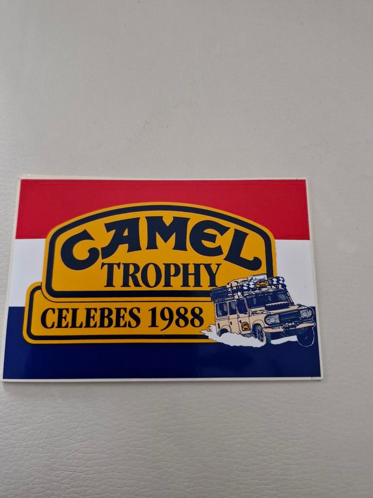 Camel Trophy Celebes 1988 Sticker, Ophalen of Verzenden