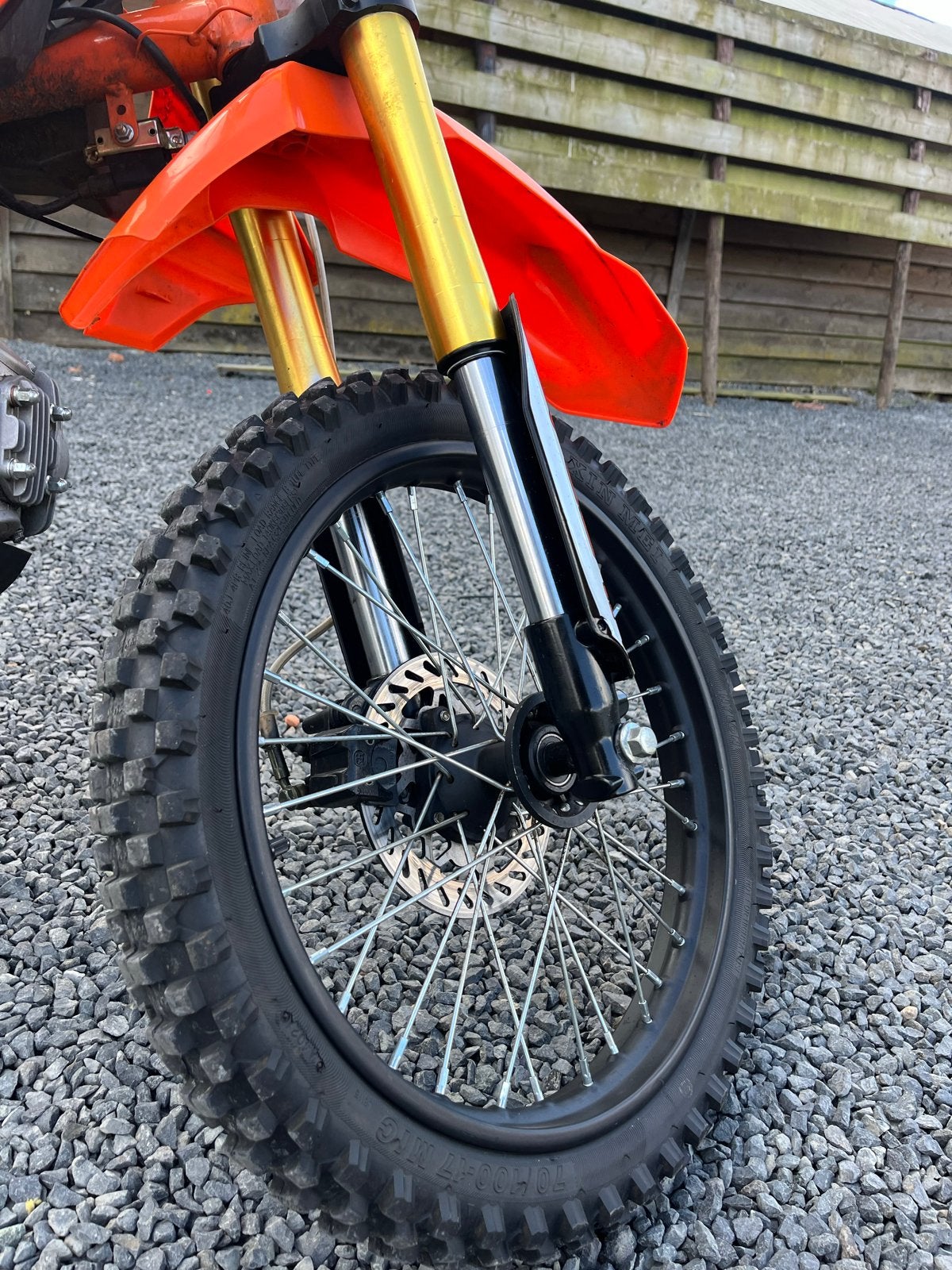 125cc Ultra Motocross Pitbike - Oranje/Zwart, Ophalen, Zo goed als nieuw, Overige merken