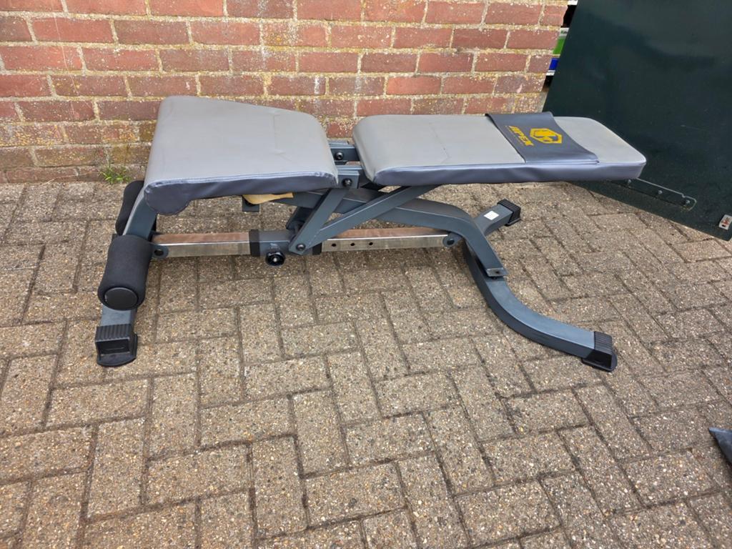 Verstelbare sportbank - APEX Strength Series, Sport en Fitness, Benen, Krachtstation, Ophalen of Verzenden, Metaal