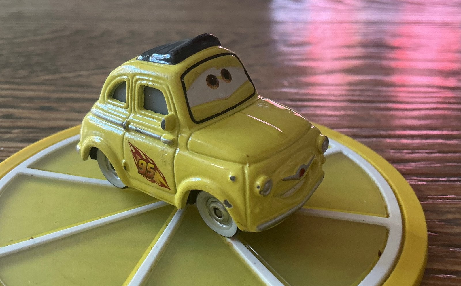 Cars Luigi Kleine Fiat auto, Ophalen of Verzenden, Gebruikt, Auto
