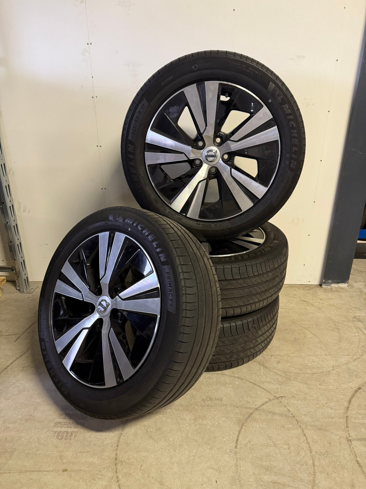 17'' 5-spaaks dicht - V60 - Michelin Primacy - 225/50 R17, Auto-onderdelen