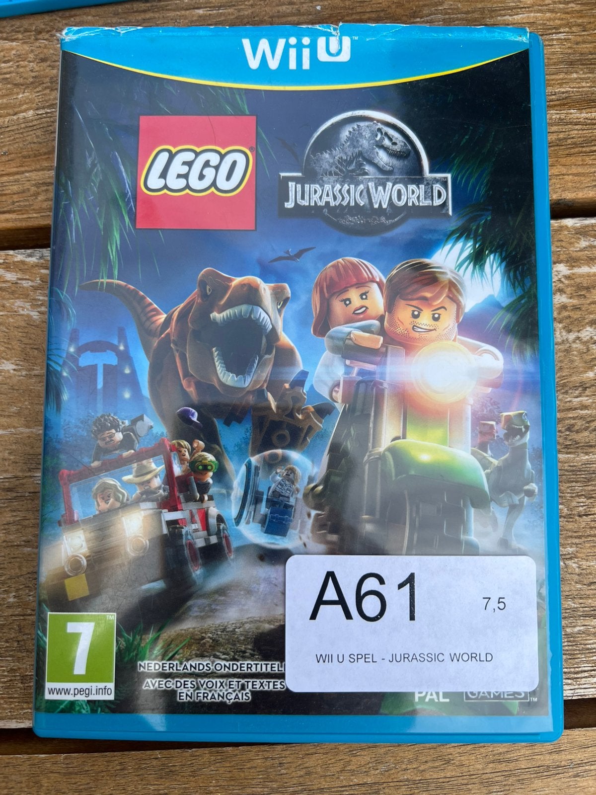 WII U LEGO JURRASSIC WORLD, Avontuur en Actie, 2 spelers, Ophalen of Verzenden, Zo goed als nieuw
