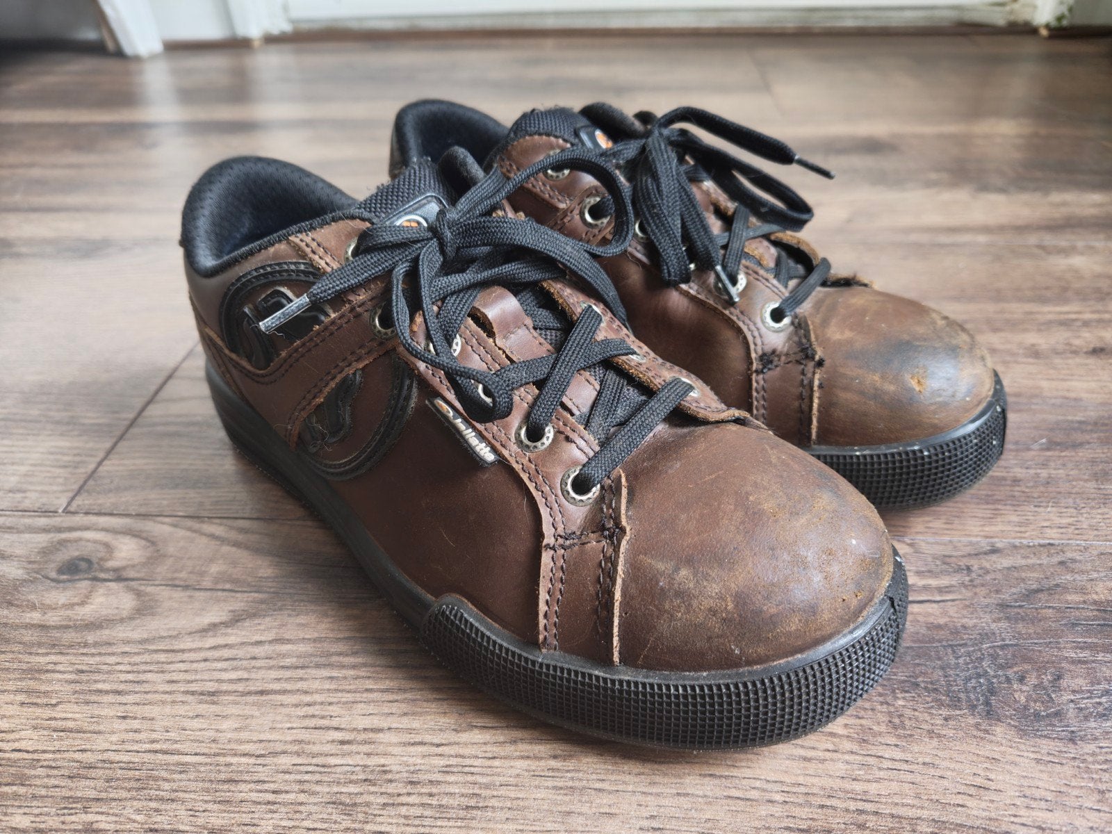 Werksoenen S3 / Maat 38,5 / Bruin leer, Bruin, Jallatte, Ophalen of Verzenden, Werkschoenen