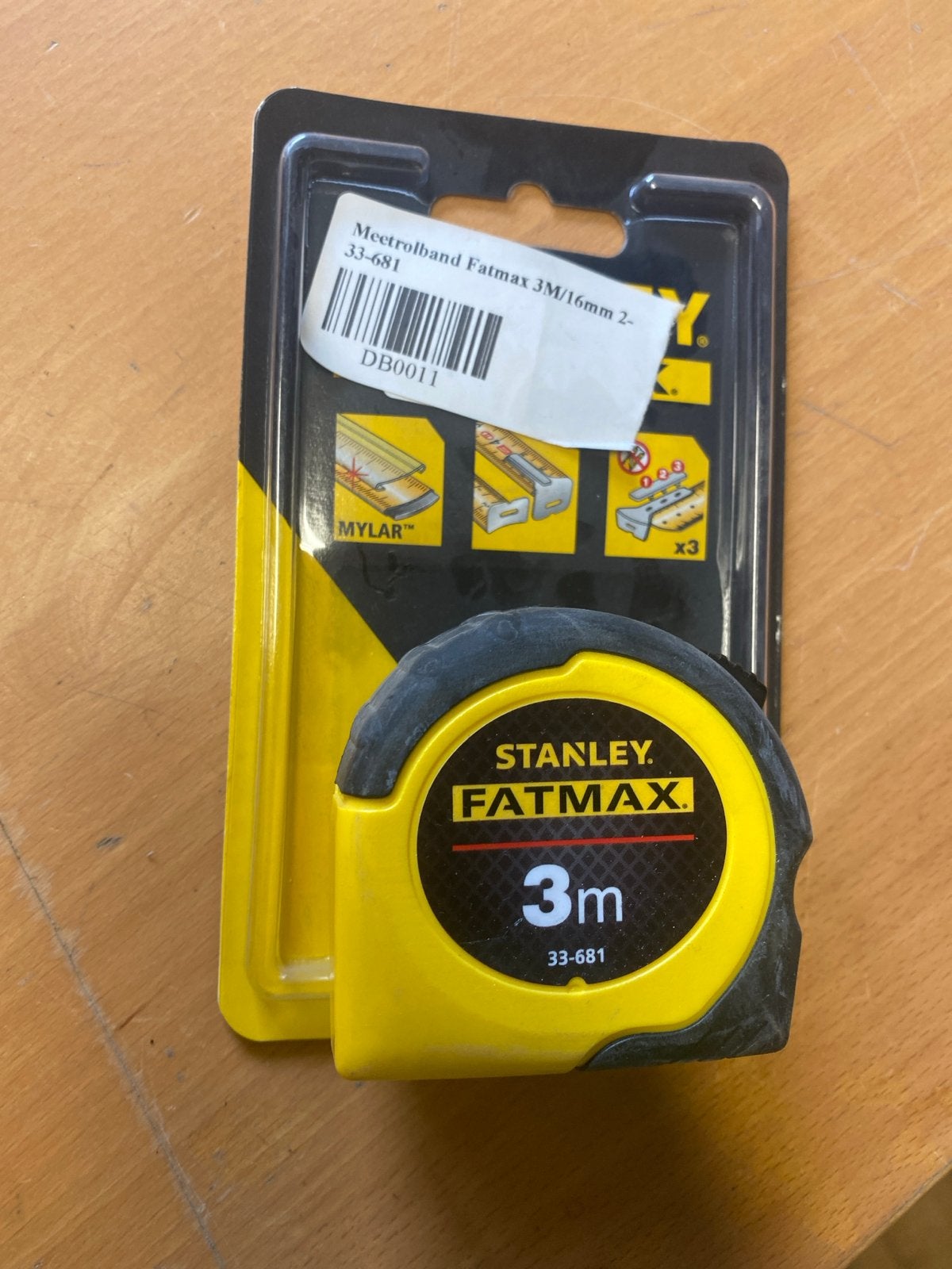 Nieuwe Stanley FatMax rolmaat 3m - Onmisbaar gereedschap, Onbekend, Nieuw, Ophalen of Verzenden, Onbekend