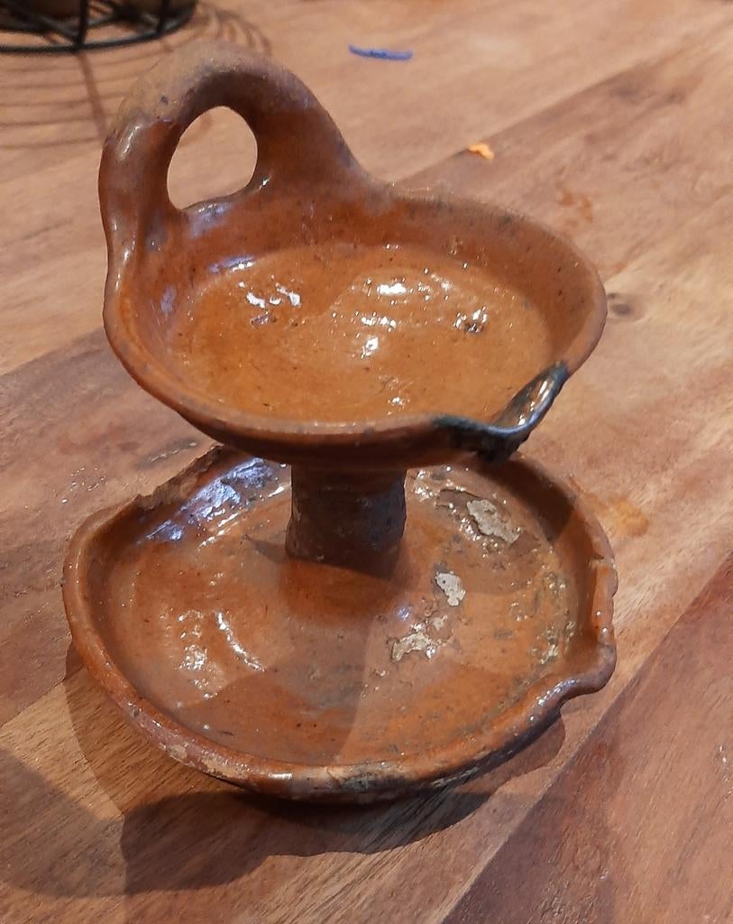 Oud olielampje uit 1625, Ophalen of Verzenden