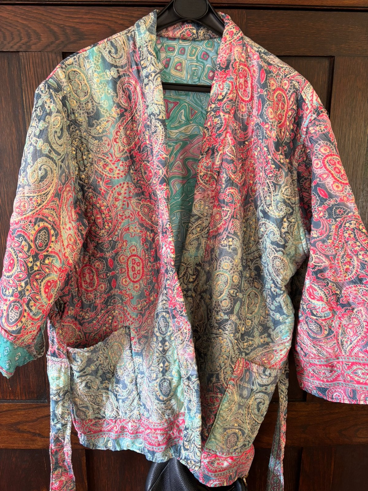 Kimono jasje mt 42., Ophalen of Verzenden, Zo goed als nieuw, Maat 42/44 (L), Overige kleuren